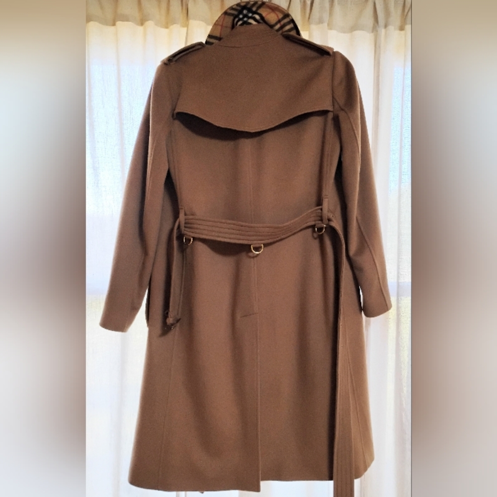 Burberry Cashmere Double-Breasted Coat - Picture 3 of 11